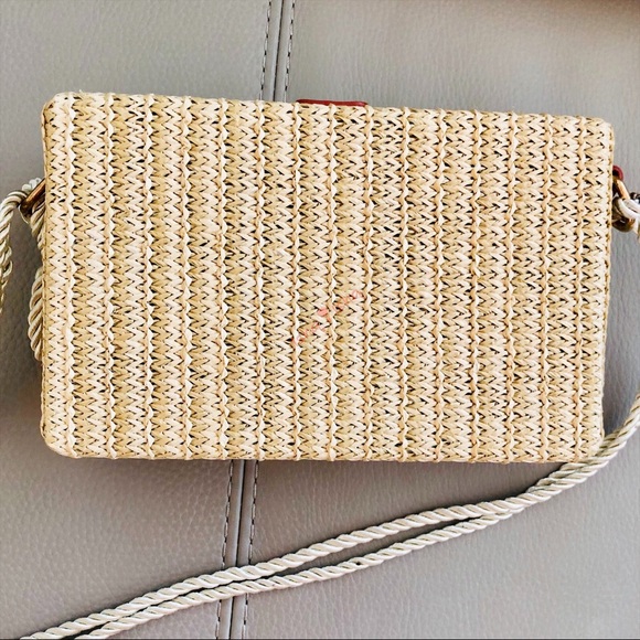 Meadow, Picnic Basket inspired Shoulder Bag BEIGE - Picture 5 of 9